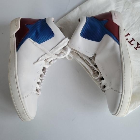 Bally limited edition  leather sneakers size 44/US 11. - Picture 2 of 14